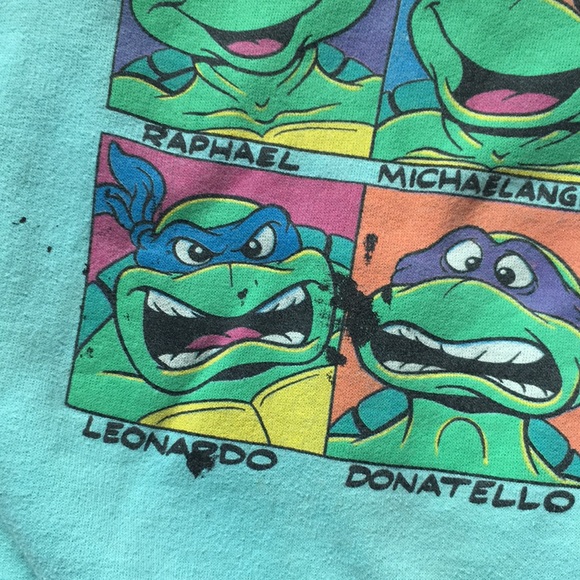 Vintage Teenage Mutant Turtles Sweater Shirt Size Medium - Picture 2 of 10